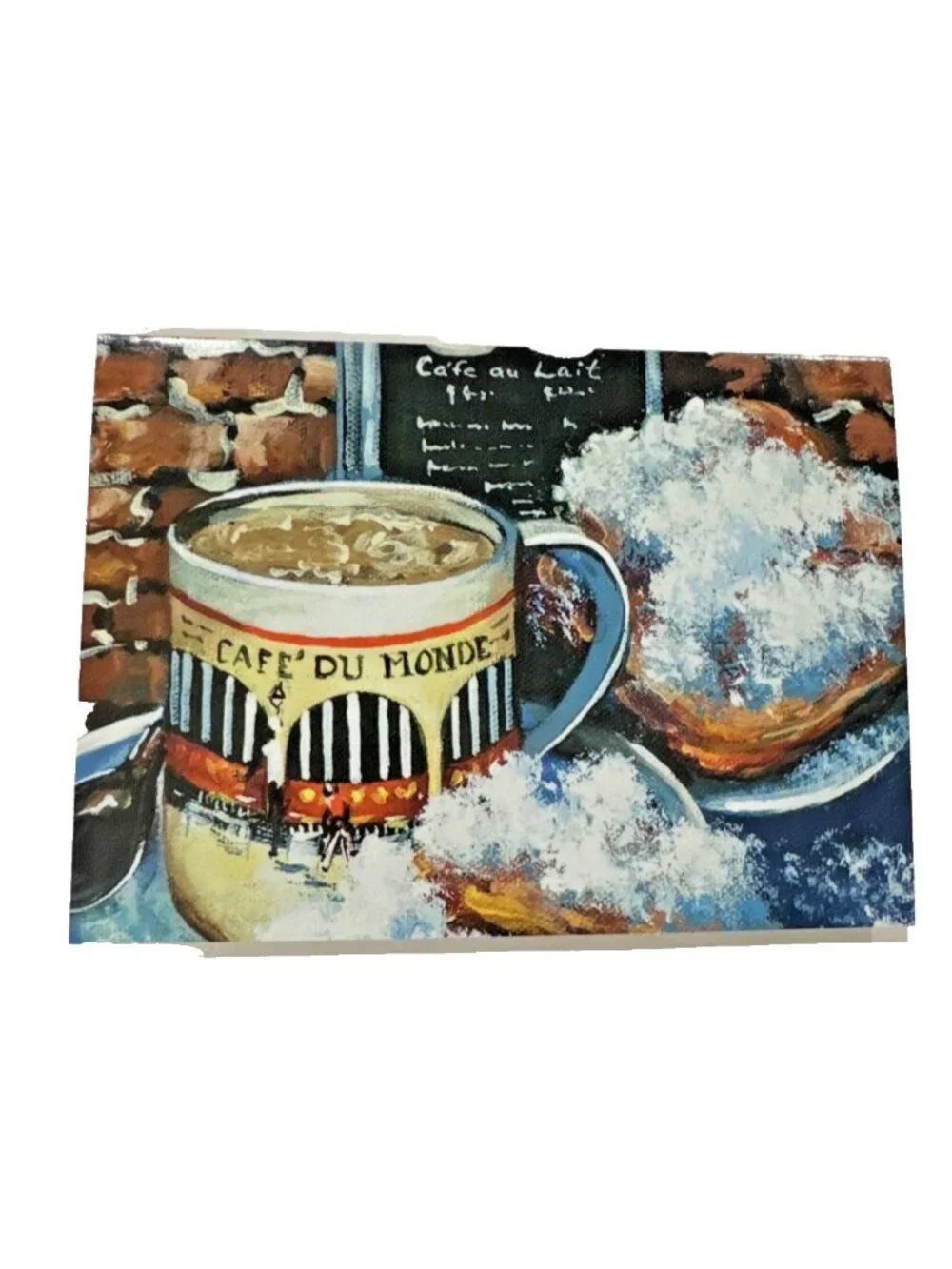 Dianne Parks Note Cards Pack of 10 Blank on Inside Tabasco New Orleans Crawfish